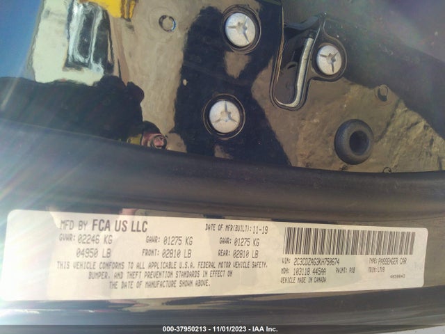 Dodge Challenger Sxt 2019 2C3CDZAG3KH750674 Image 9