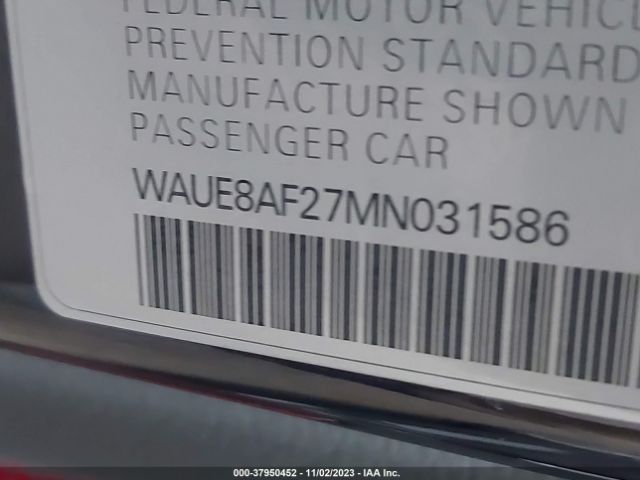 WAUE8AF27MN031586 Audi A6 Sedan Sport Premium Plus 45 Tfsi Quattro S Tronic/premium Plus 45 Tfsi Quattro S Tronic