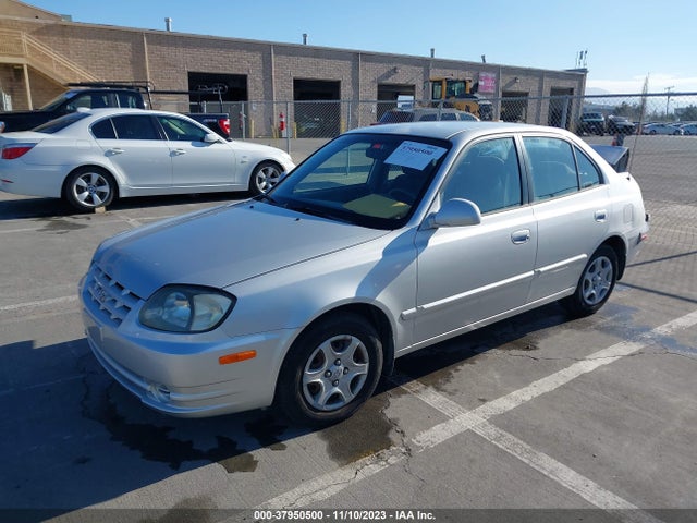 2005 HYUNDAI ACCENT GLS VIN: KMHCG45C45U599726
