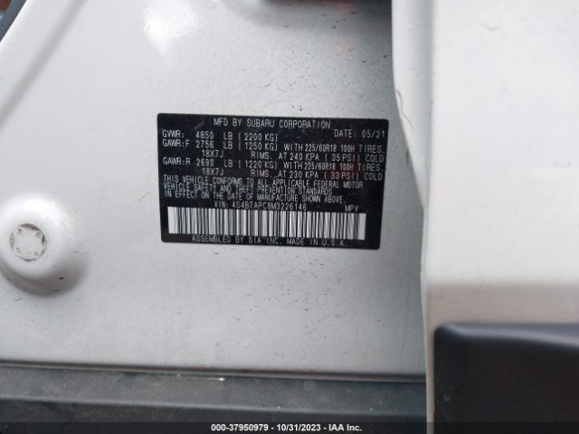 4S4BTAPC8M3226146 Subaru Outback Touring