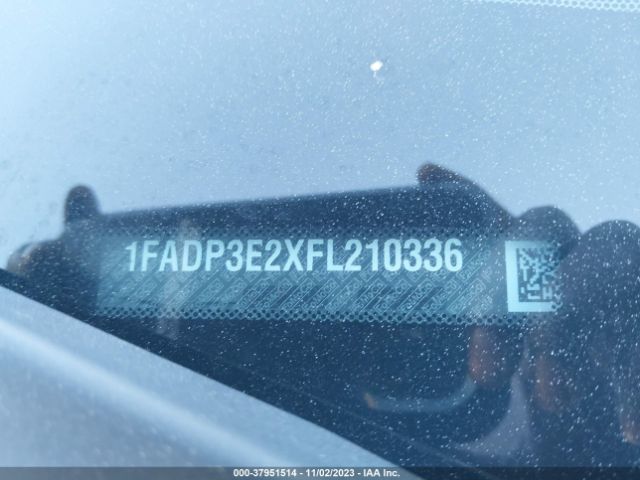 1FADP3E2XFL210336 Ford FOCUS S