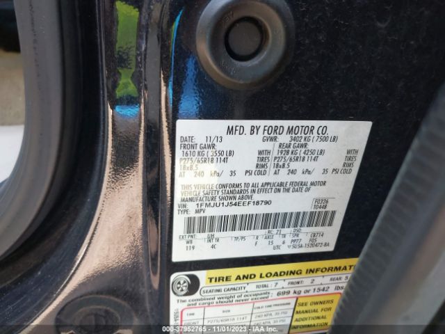 1FMJU1J54EEF18790 Ford Expedition Xlt