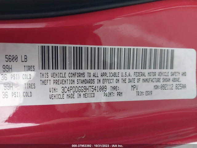 Dodge Journey Crossroad Awd 2017 3C4PDDGG9HT541009 Image 9