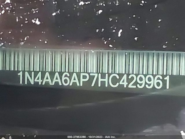 1N4AA6AP7HC429961 Nissan MAXIMA SL