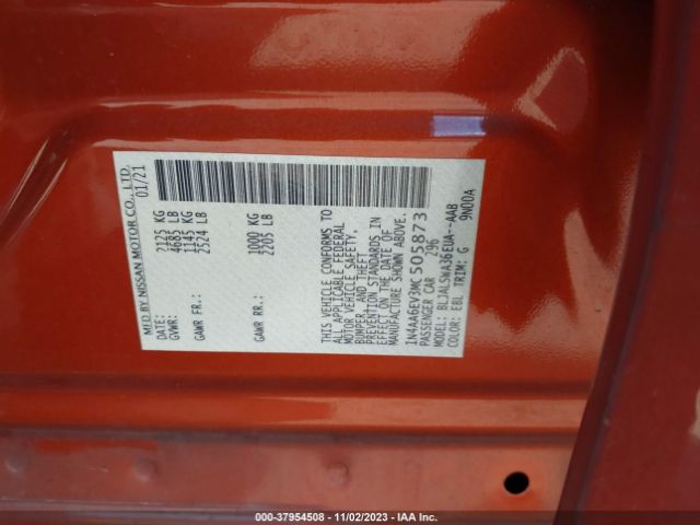 1N4AA6EV3MC505873 Nissan Maxima Sr Xtronic Cvt