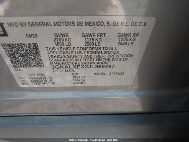 3GKALXEX2JL369297 GMC Terrain Denali