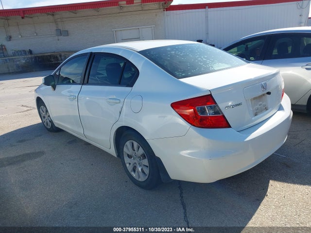 2012 HONDA CIVIC SDN LX VIN: 19XFB2F52CE049814