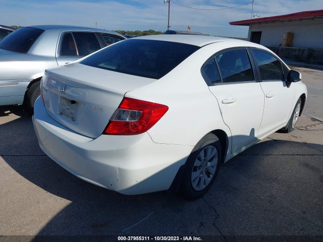 2012 HONDA CIVIC SDN LX VIN: 19XFB2F52CE049814