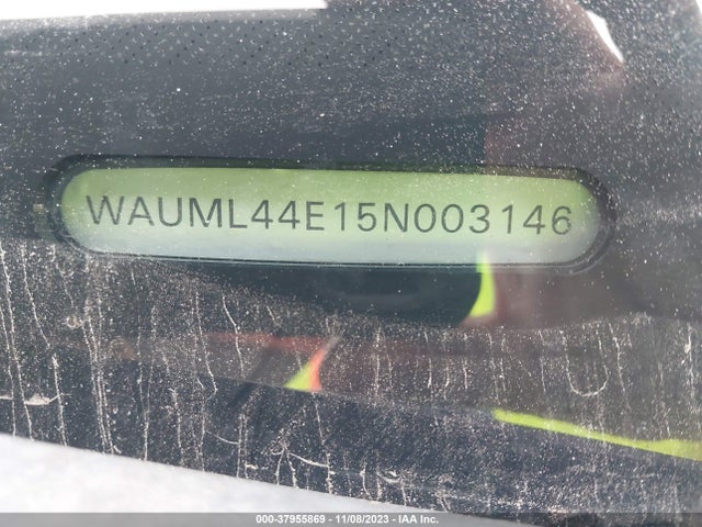 37955869 :رقم المزاد ، WAUML44E15N003146 vin ، 2005 Audi A8 L مزاد بيع