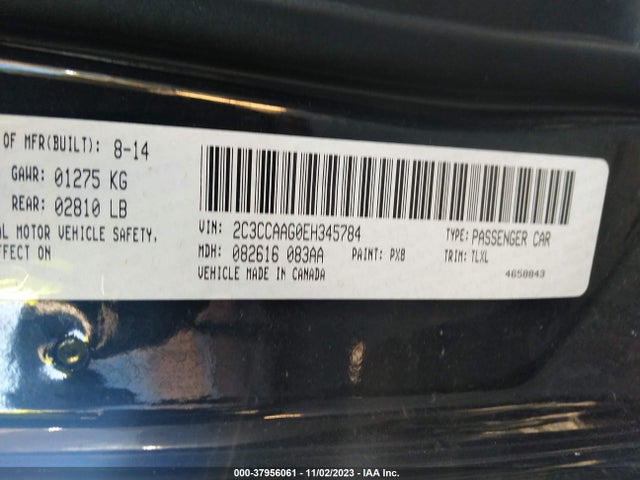 Chrysler 300 2014 2C3CCAAG0EH345784 Image 9