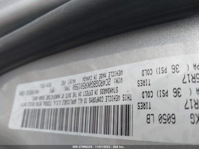 2C4RDGBG0KR501560 Dodge Grand Caravan Se