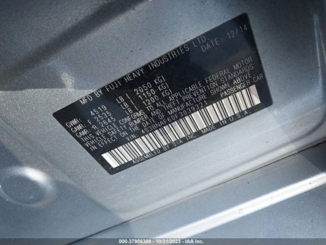 4S3BNAF60F3039321 Subaru Legacy 2.5i Premium
