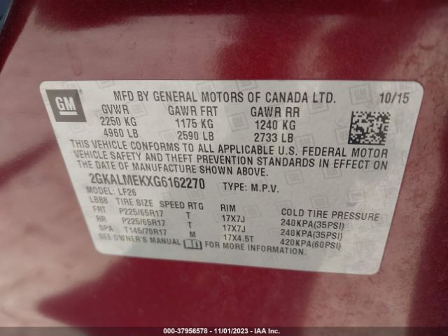 2GKALMEKXG6162270 GMC Terrain Sle-1