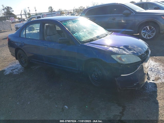 2004 HONDA CIVIC LX VIN: 2HGES165X4H502090