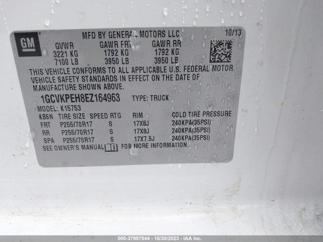 Chevrolet Silverado 1500 Work Truck 2014 1GCVKPEH8EZ164963 Image 9