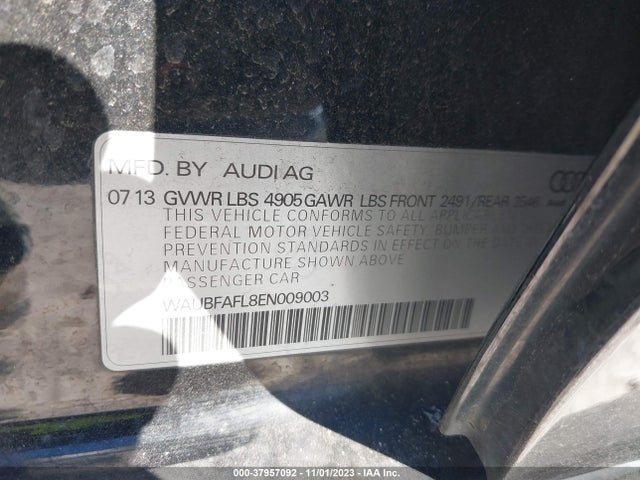 WAUBFAFL8EN009003 Audi A4 PREMIUM