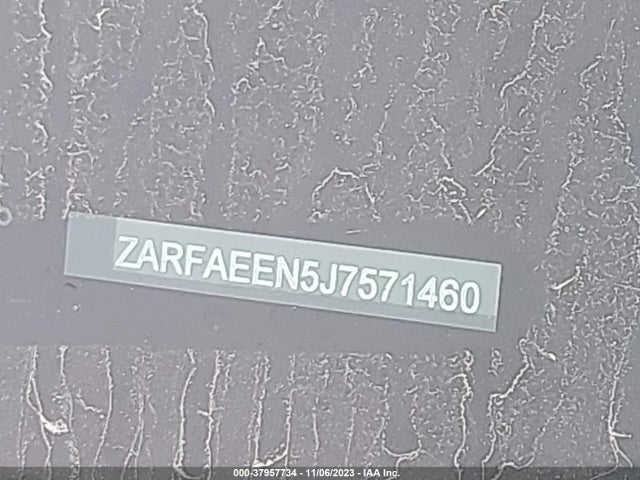 ZARFAEEN5J7571460 Alfa Romeo Giulia Ti Lusso Awd