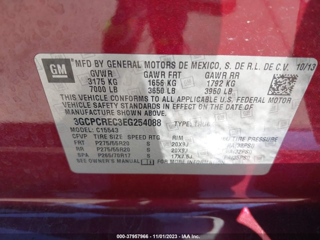Chevrolet Silverado 1500 1lt 2014 3GCPCREC3EG254088 Image 9