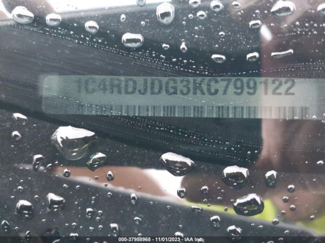 1C4RDJDG3KC799122 Dodge Durango Gt Plus Awd