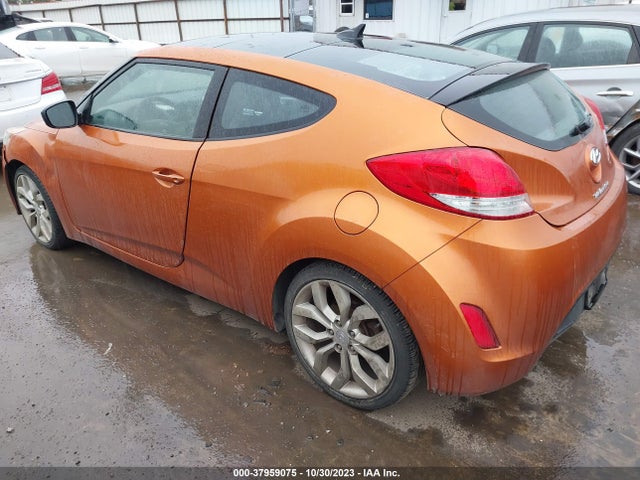 2013 HYUNDAI VELOSTER BASE W/BLACK VIN: KMHTC6AD6DU145157