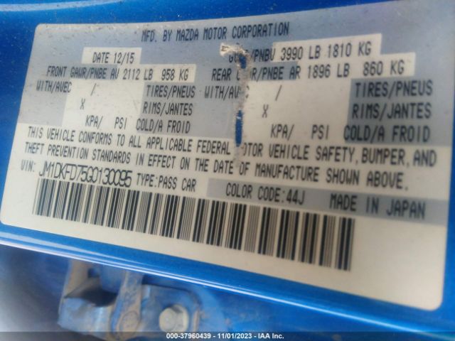 JM1DKFD75G0130095 Mazda Cx-3 Grand Touring