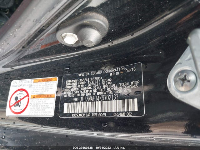 Toyota 86 Trd Se 2019 JF1ZNAE14K9702133 Image 9