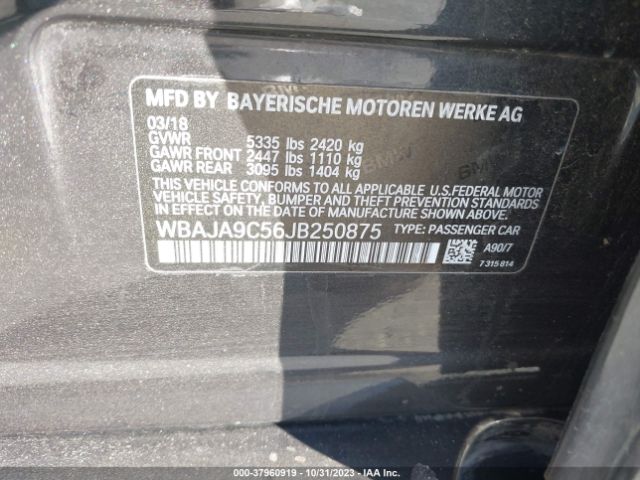 WBAJA9C56JB250875 BMW 530e Iperformance
