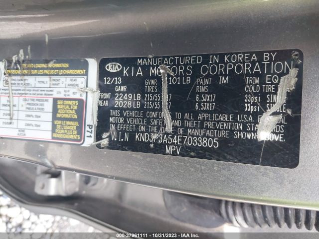 KNDJP3A54E7033805 KIA SOUL +