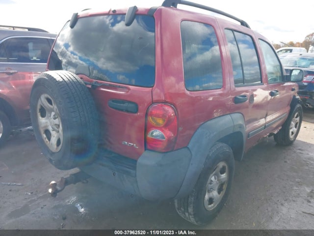 2007 JEEP LIBERTY SPORT VIN: 1J4GL48K27W684232