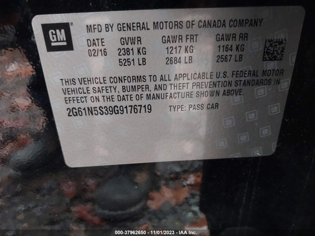2G61N5S39G9176719 Cadillac Xts Luxury Collection