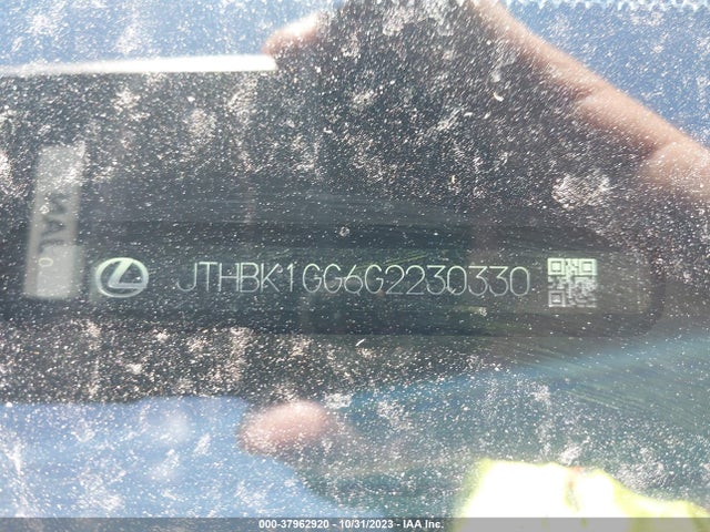 JTHBK1GG6G2230330 Lexus ES 350