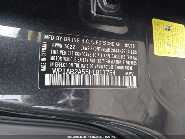 2017 PORSCHE MACAN WP1AB2A55HLB11754 Photo 8