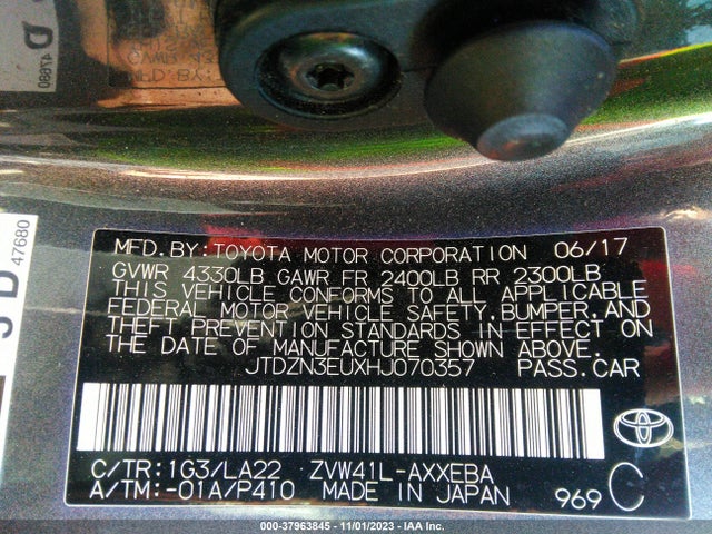 Toyota Prius V Four 2017 JTDZN3EUXHJ070357 Image 9