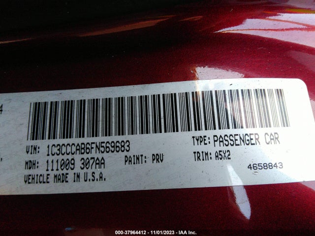 1C3CCCAB6FN569683 Chrysler 200 Limited