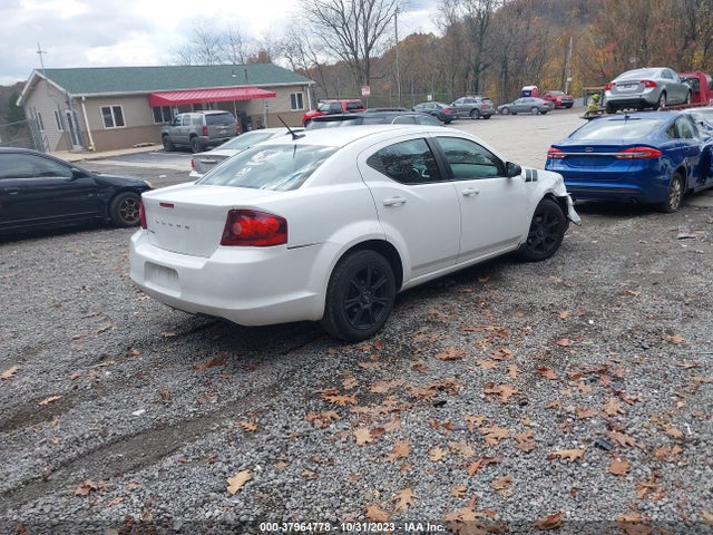 2012 DODGE AVENGER SE VIN: 1C3CDZAB8CN294684