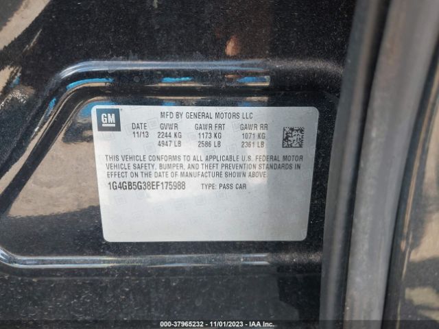 1G4GB5G38EF175988 Buick Lacrosse Leather Group