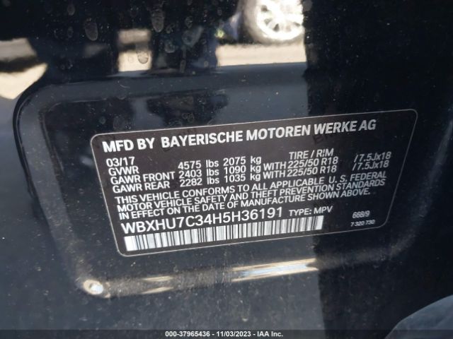 WBXHU7C34H5H36191 BMW X1 Sdrive28i