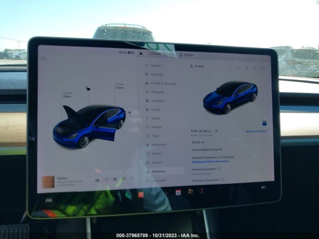 5YJ3E1EAXJF164204 Tesla Model 3 Range Battery