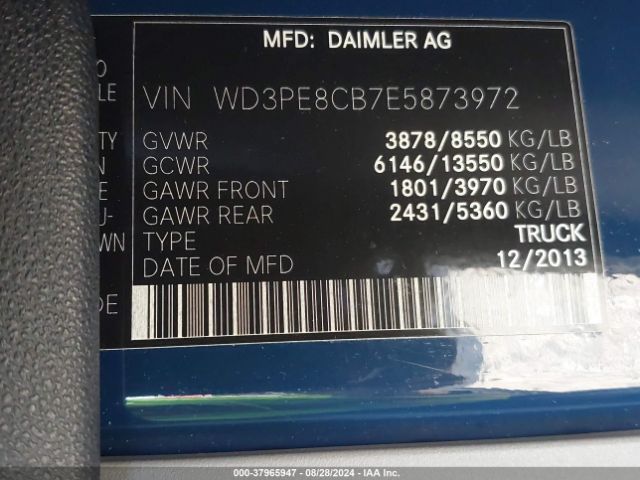 WD3PE8CB7E5873972 Mercedes-Benz Sprinter 2500