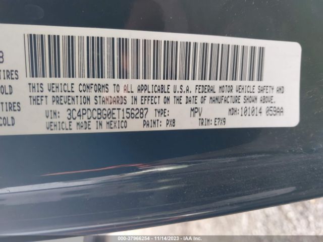 3C4PDCBG0ET156287 Dodge Journey Sxt