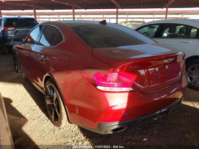 2020 GENESIS G70 3.3T RWD VIN: KMTG34LE5LU049052