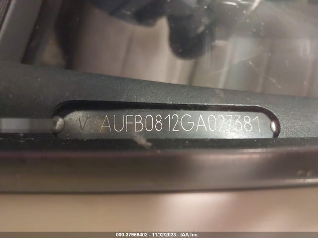 1986 AUDI 4000 WAUFB0812GA027381 Photo 8