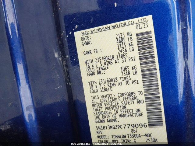 Nissan Rogue Sv Intelligent Awd 2023 5N1BT3BB2PC779096 Image 9