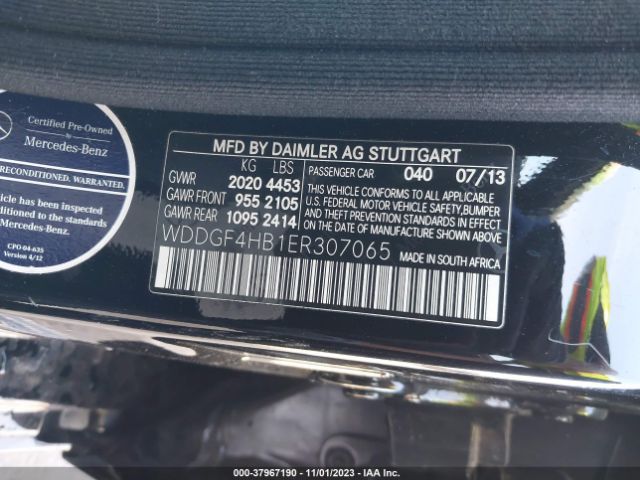 WDDGF4HB1ER307065 Mercedes-Benz C-class C 250