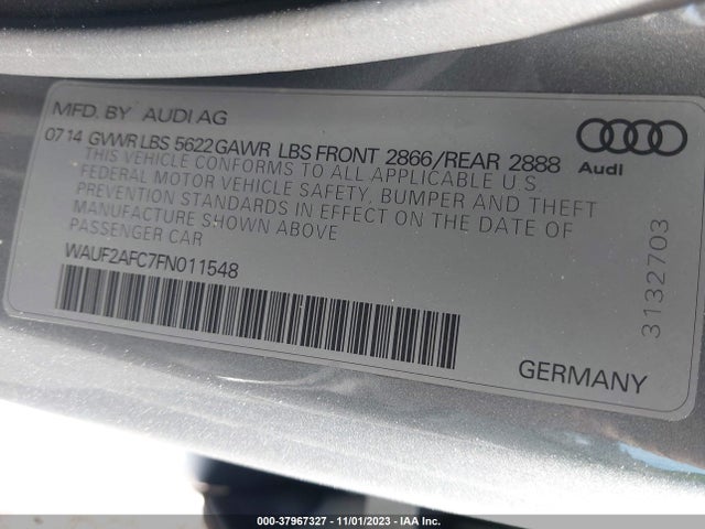 2015 AUDI S6 WAUF2AFC7FN011548 Photo 8