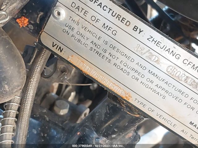 2021 CF MOTO CFORCE LCELDUZB6M6008703 Photo 9