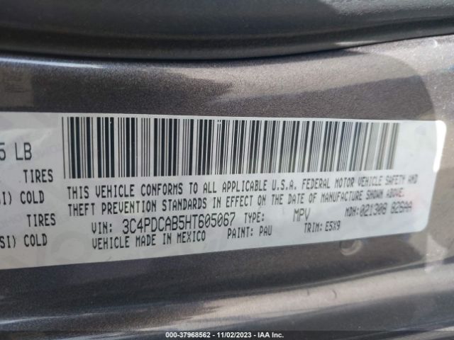 3C4PDCAB5HT605067 Dodge JOURNEY SE