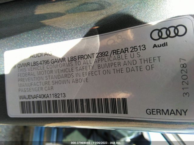 WAUENAF40KA118213 Audi A4 45 Premium