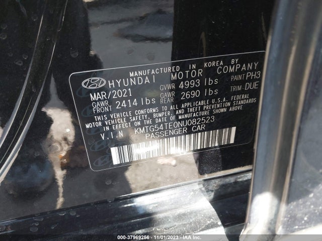 KMTG54TE0NU082523 Genesis G70 3.3t Awd