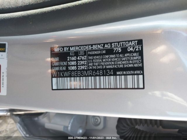 W1KWF8EB3MR648134 Mercedes-Benz C 300